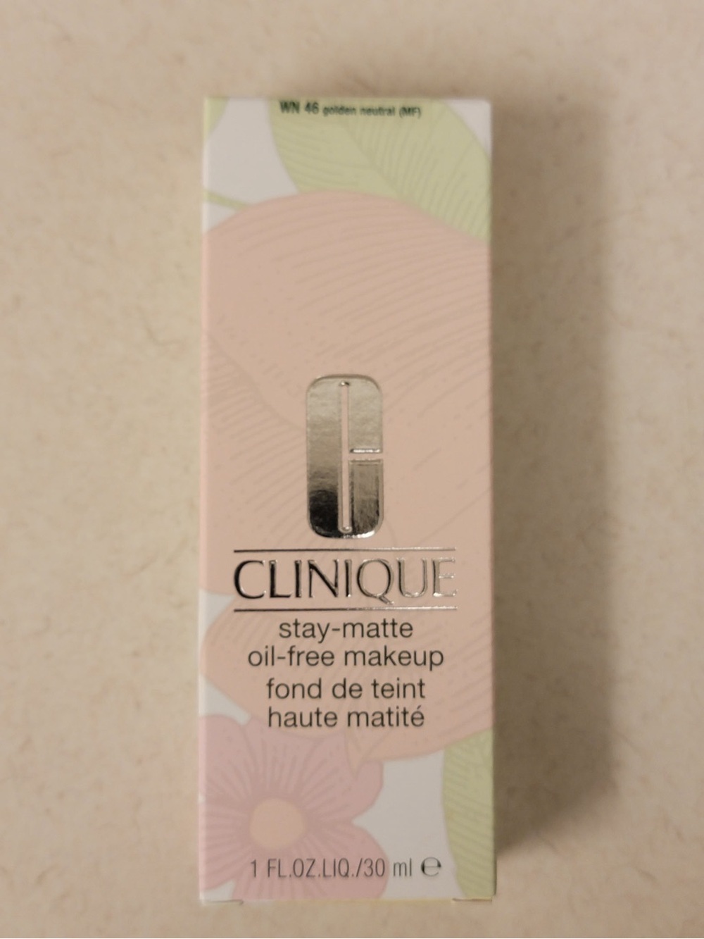 Clinique Stay-Matte Oil-Free Makeup — Golden Neutral (WN 46)